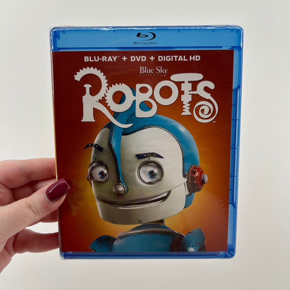 Robots Blu-ray DVD Digital HD Special Features Ewan McGregor Robin Williams NEW